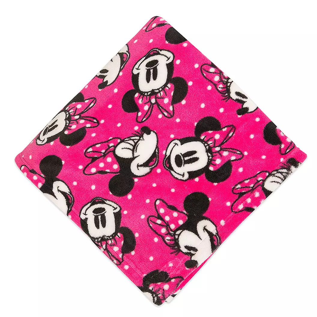 Minnie Mouse Fleece Throw Blanket Disney