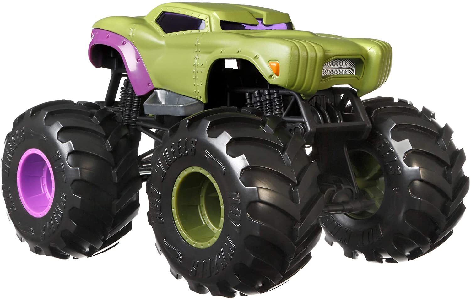 Hot Wheels Monster Trucks Giant Wheels Marvel Hulk 124
