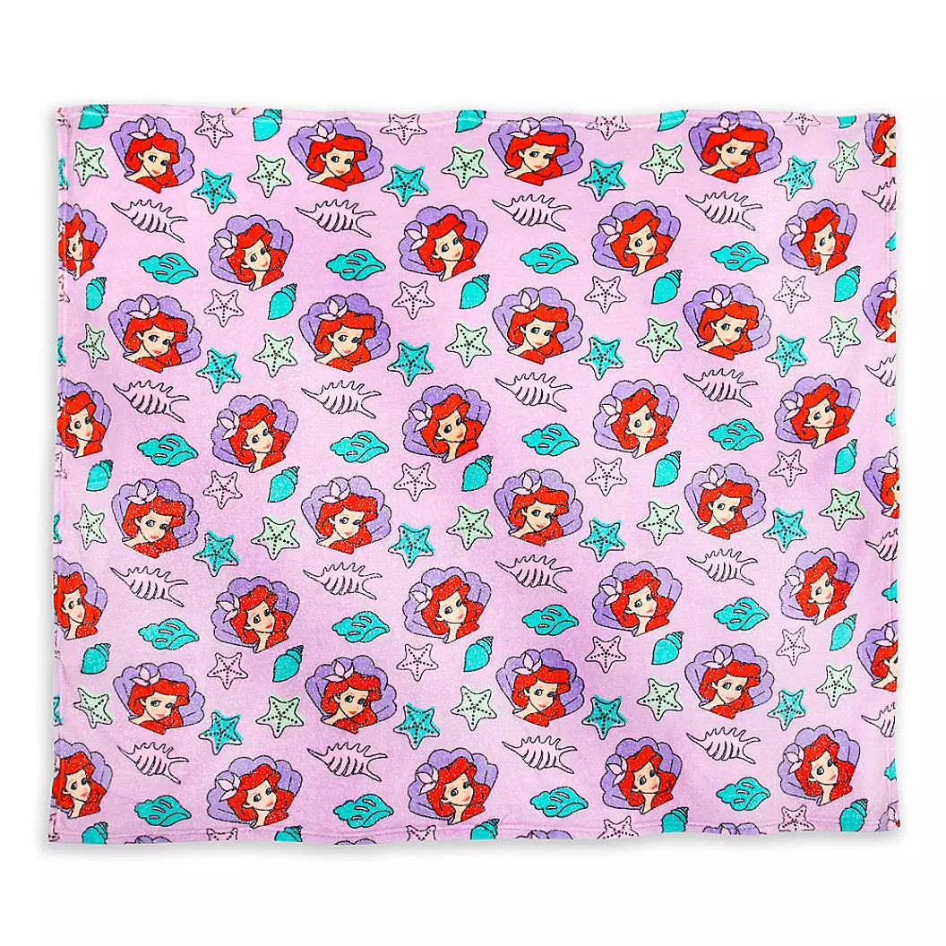 Ariel Fleece Throw Blanket The Little Mermaid