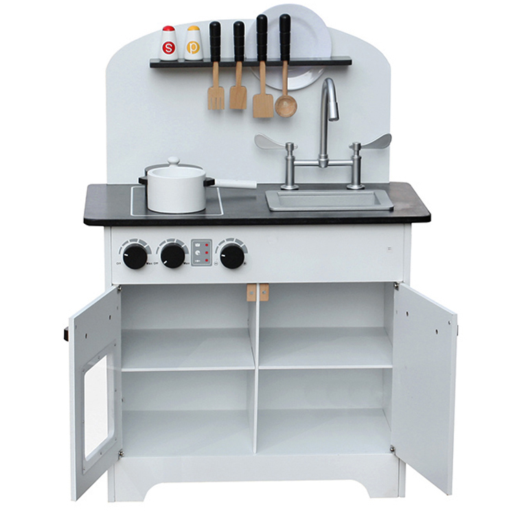 Play Kitchen Black and White - Avalan Kids