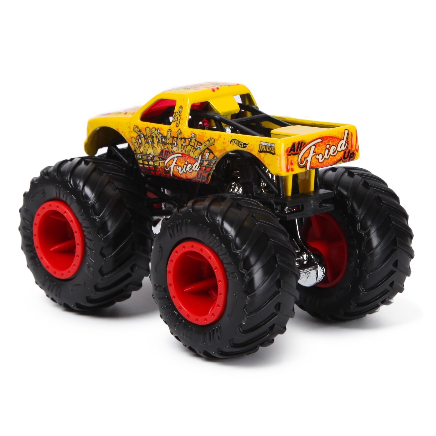Hot Wheels Monster Trucks All Fried Up + Crushable Car Hot Wheels Monster Trucks All Fried Up + Crushable Car