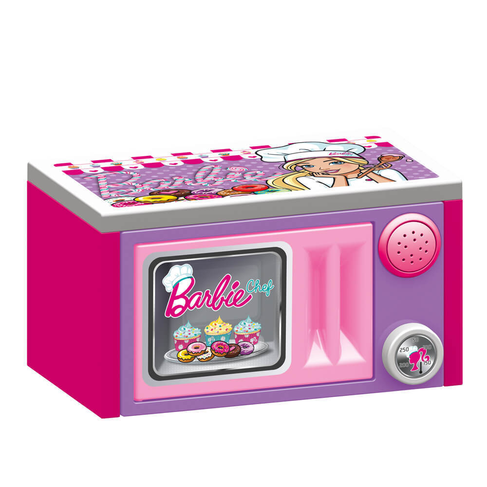 pink toy microwave