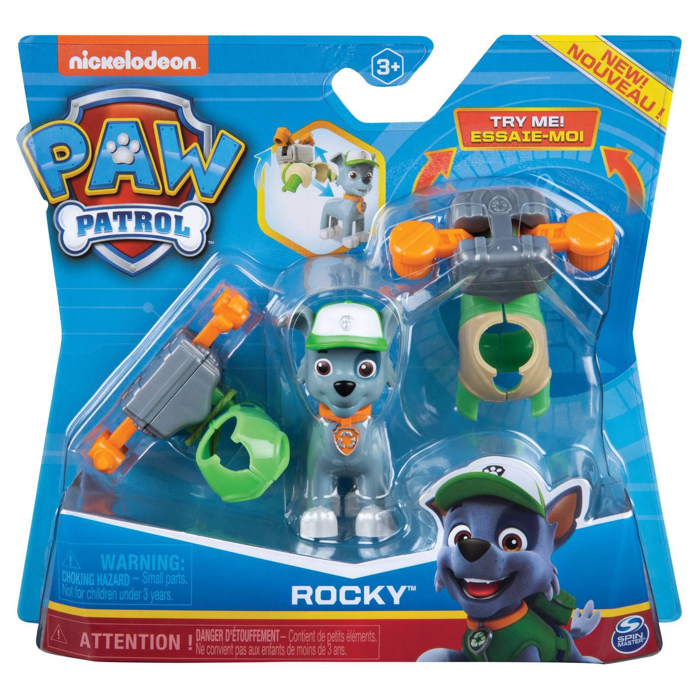 paw patrol rocky action pup