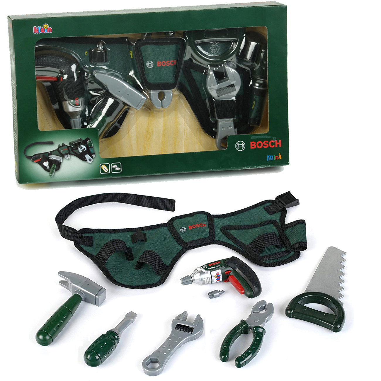 Bosch Tool Belt Toy with Cordless Driver Drill