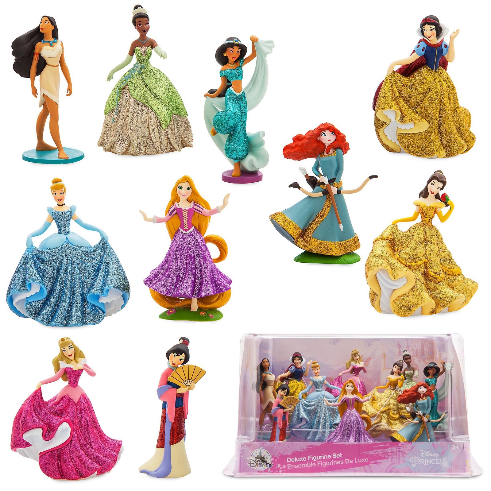 disney princess deluxe figure play set