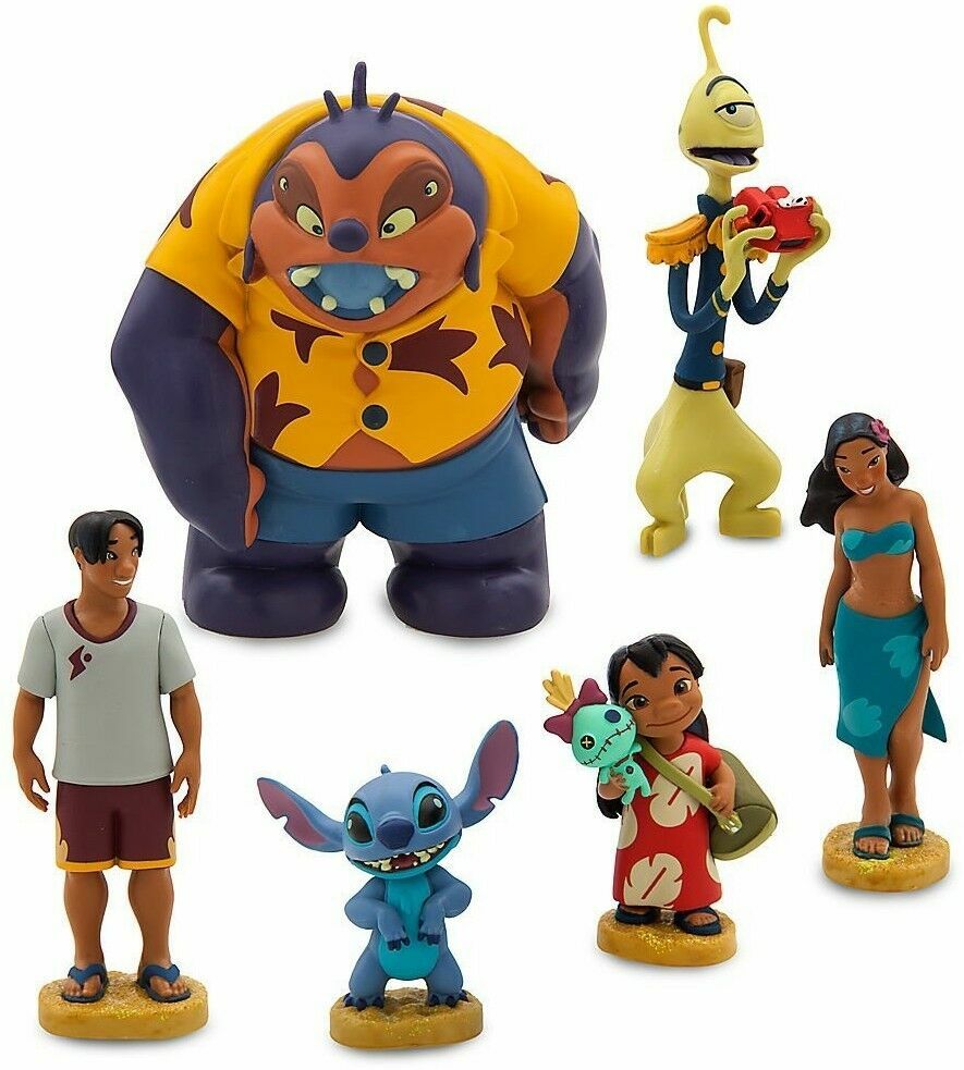 Lilo and Stitch Figure Play Set Genuine Disney
