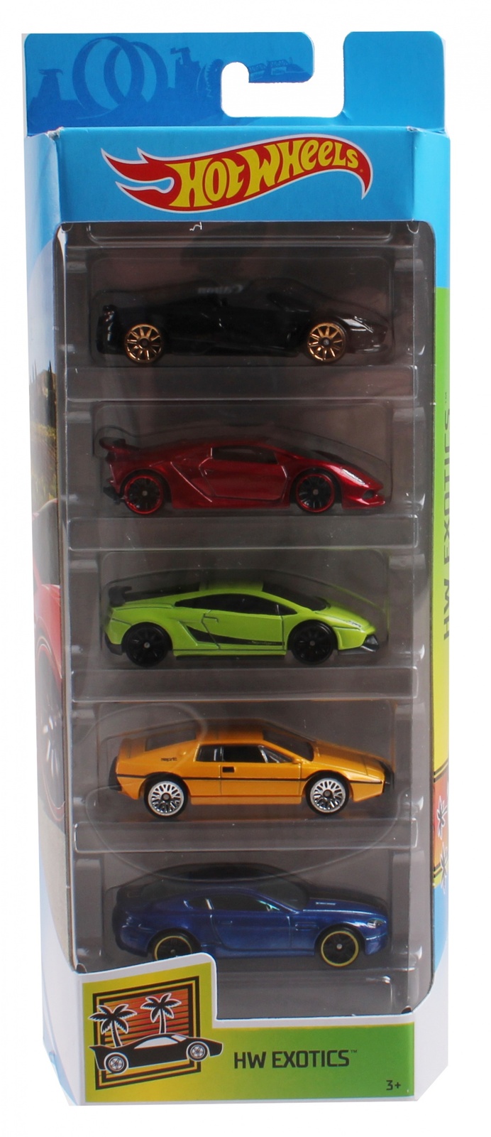 Hot Wheels Exotics 5 Pack