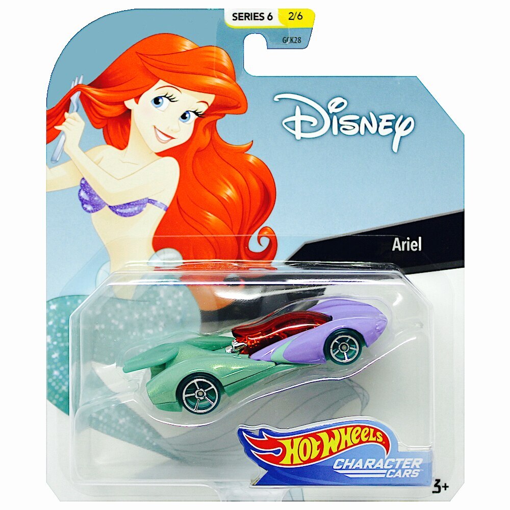 Hot Wheels Disney Ariel Character Cars Series 6