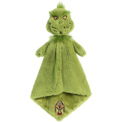 Dr Seuss Grinch Luvster Blanket Plush