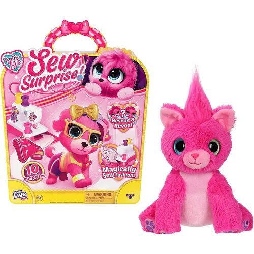 Little Live Pets Scruff-A-Luv Sew Surprise Pink