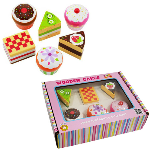 Wooden Cake Set Box