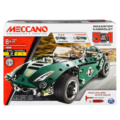 Meccano Roadster 5 in 1 Multi Model