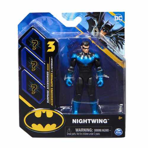 DC Nightwing Figure 10cm & 3 Surprise Accessories