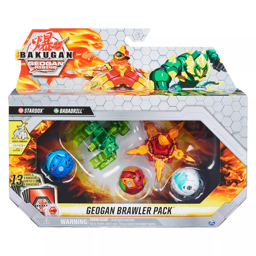 Bakugan Geogan Brawler Pack Stardox & Babadrill