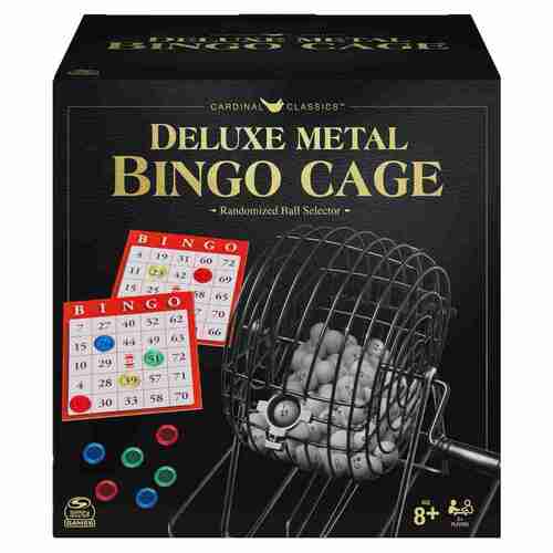 Classic Deluxe Metal Cage Bingo