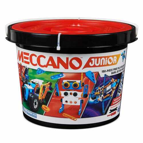 Meccano Junior 150-Piece Bucket