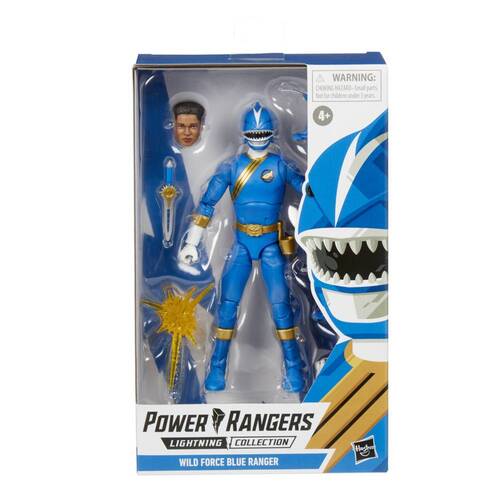 Power Rangers Lightning Collection Wild Force Blue Ranger Action Figure