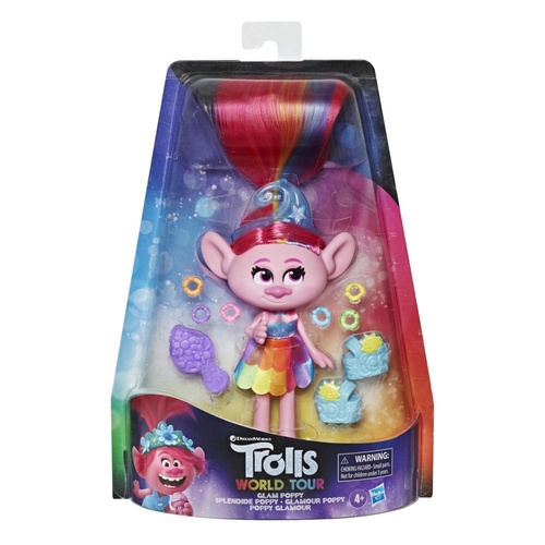 DreamWorks Trolls World Tour Glam Poppy Fashion Doll