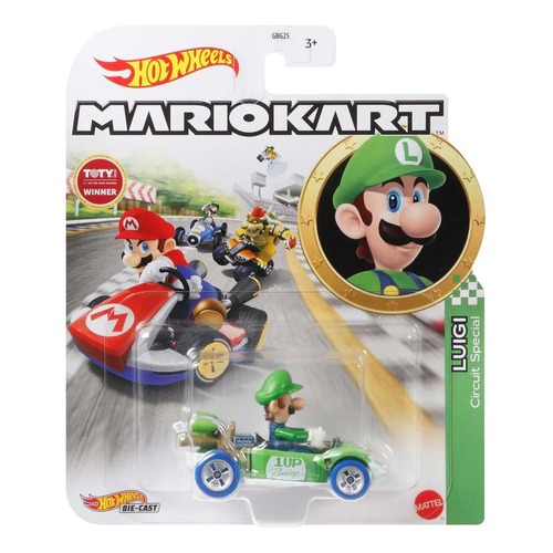 Hot Wheels Mario Kart Luigi Circuit Special