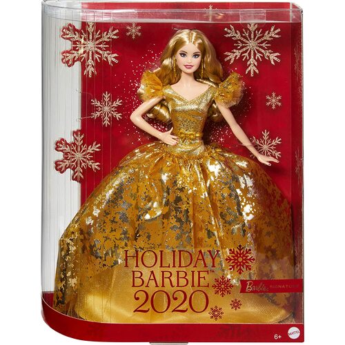 Barbie Signature Holiday Barbie 2020 Blonde Long Hair