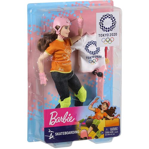 Barbie Olympic Games Tokyo 2020 Skateboarding Doll
