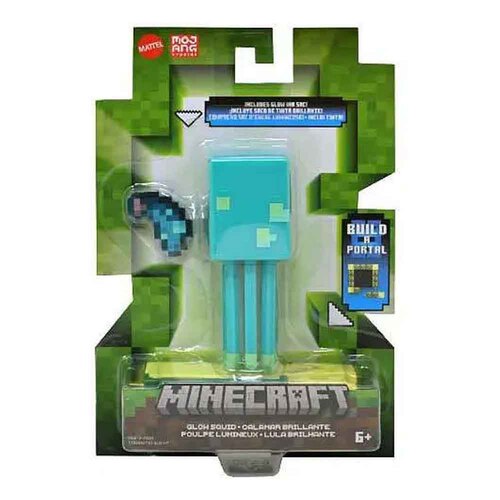 Minecraft Build-A-Portal Glow Squid Figure
