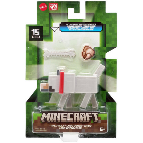 Minecraft 15th Anniversary Tamed Wolf Action Figure