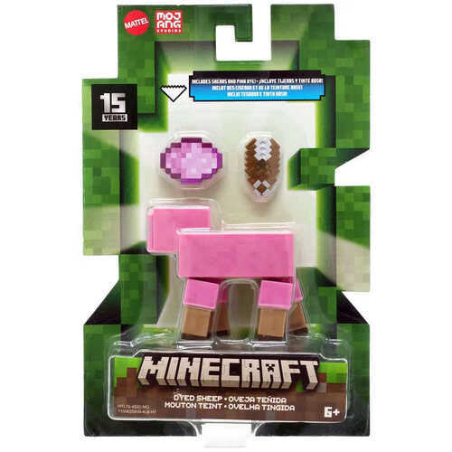 Minecraft 15th Anniversary Dyed Sheep Action Figure
