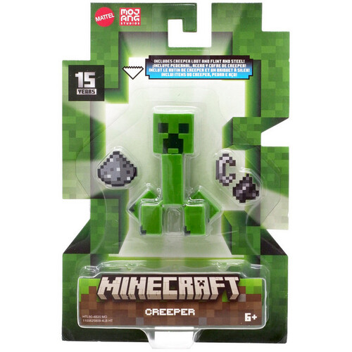 Minecraft 15th Anniversary Creeper Action Figure