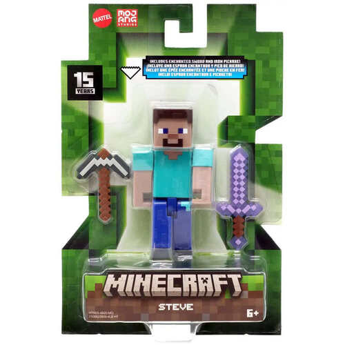 Minecraft 15th Anniversary Steve Action Figure