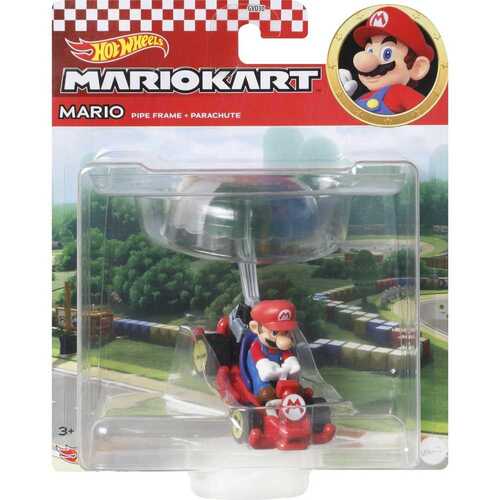 Hot Wheels Mario Kart Mario Pipe Frame + Parachute