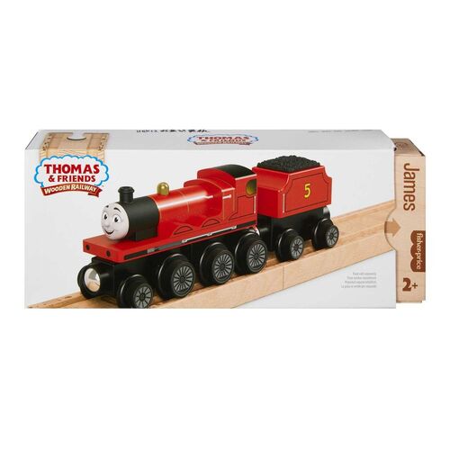 Thomas & Friends Wooden Railway James Engine and Coal Car