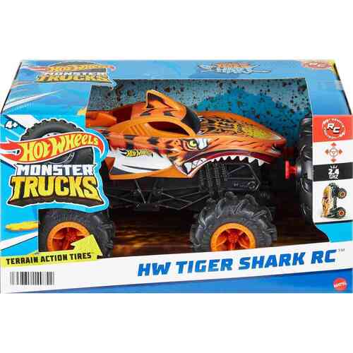 Hot Wheels Monster Truck Tiger Shark RC 1:24