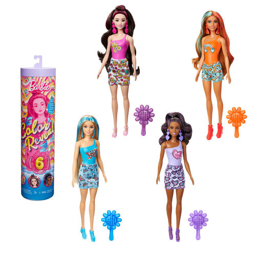 Barbie Color Reveal Rainbow Series Doll & Accessories with 6 Surprises