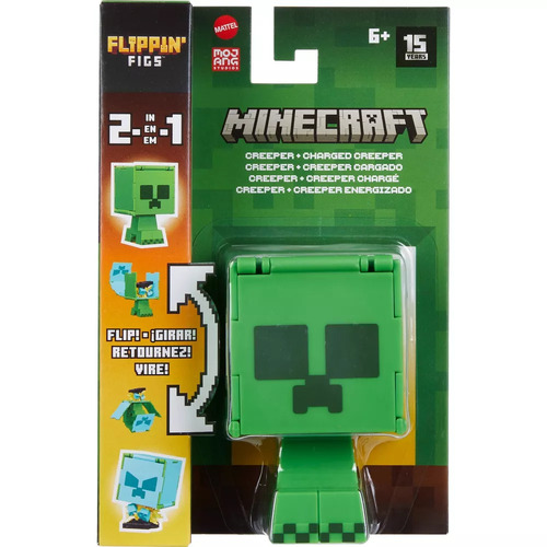 Minecraft Flippin' Figs Creeper + Charged Creeper