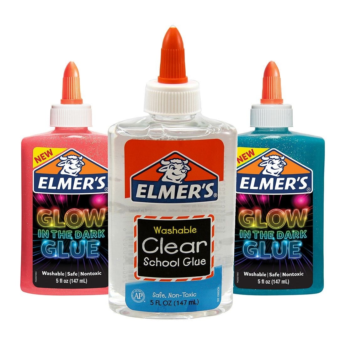 Elmers Glow In The Dark Glue Super Pack Elmers