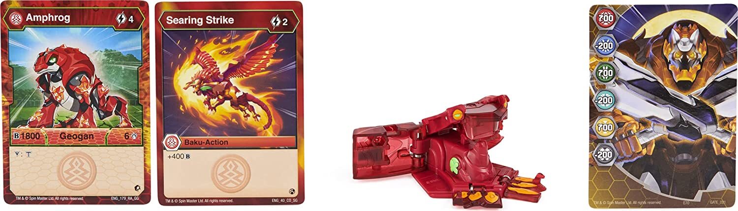 Bakugan Geogan Rising 2021 Pyrus Amphrog Geogan Viloch Combiner
