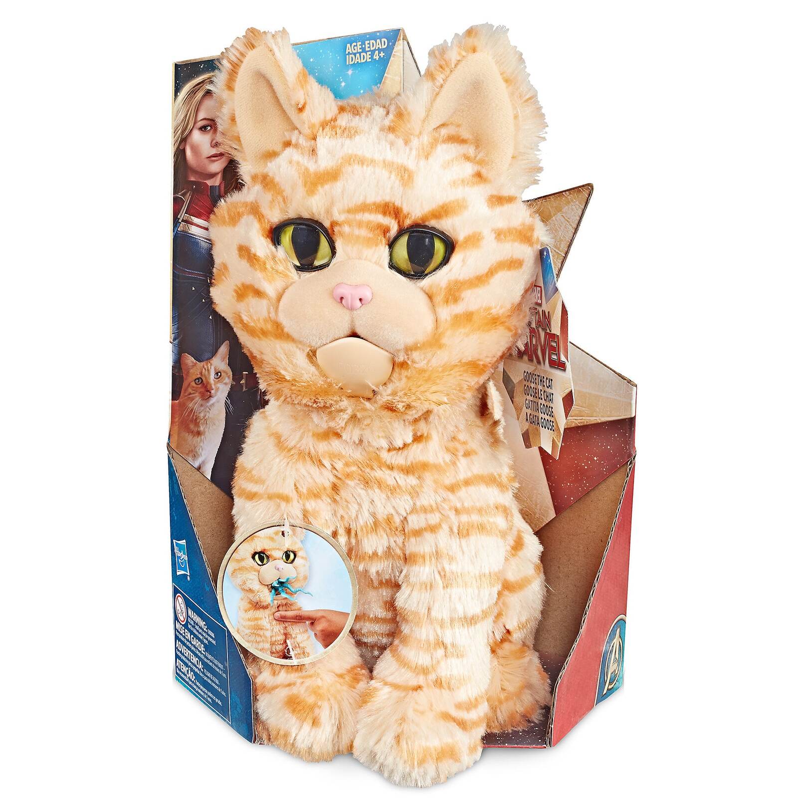 Goose the Cat Plush Captain Marvel