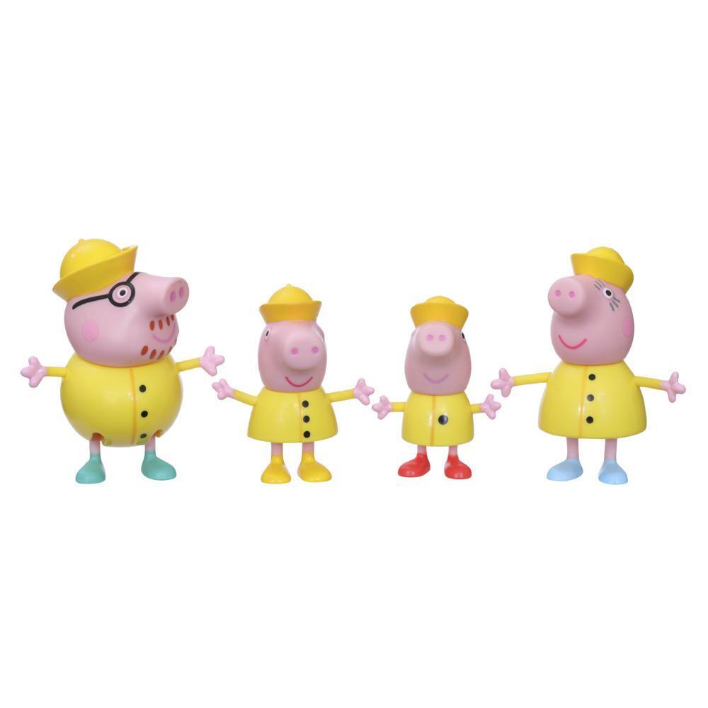 Peppa Pig Peppas Adventures Peppas Family Rainy Day Figure 4Pack