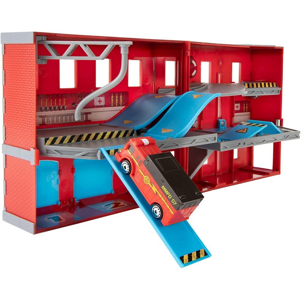 Micro Machines Fire Rescue Expanding Playset