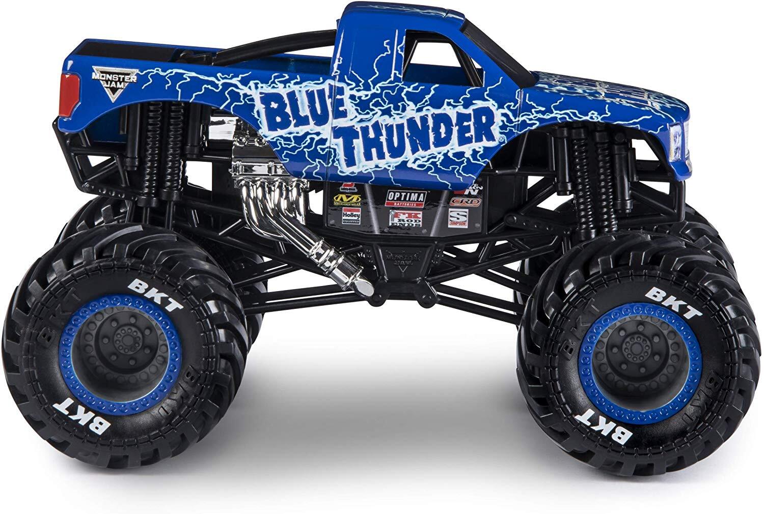 Monster Jam Blue Thunder Truck True Metal 124