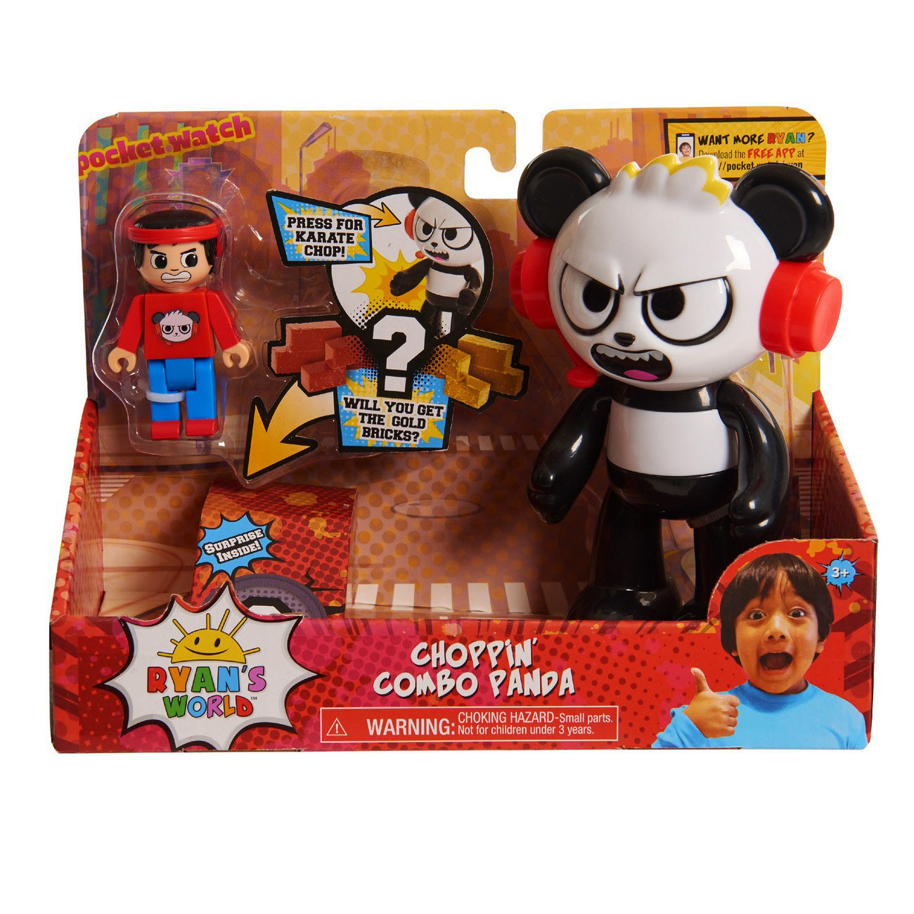 Ryan's world combo panda figure outlet