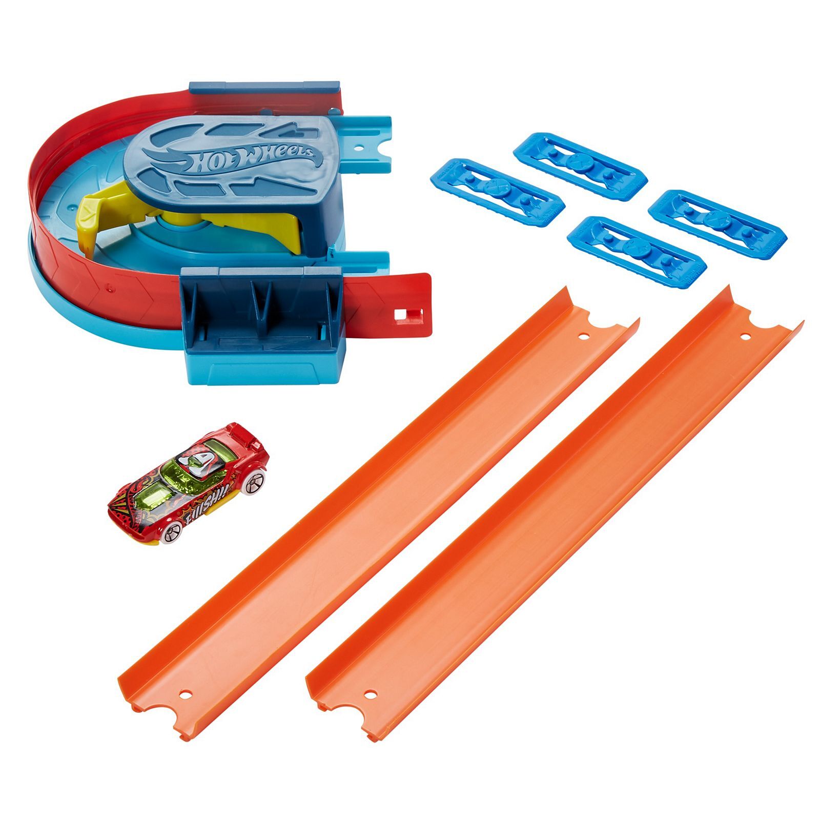 Hot wheels track builder curve sales pack