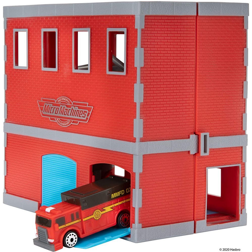 Micro Machines Fire Rescue Expanding Playset