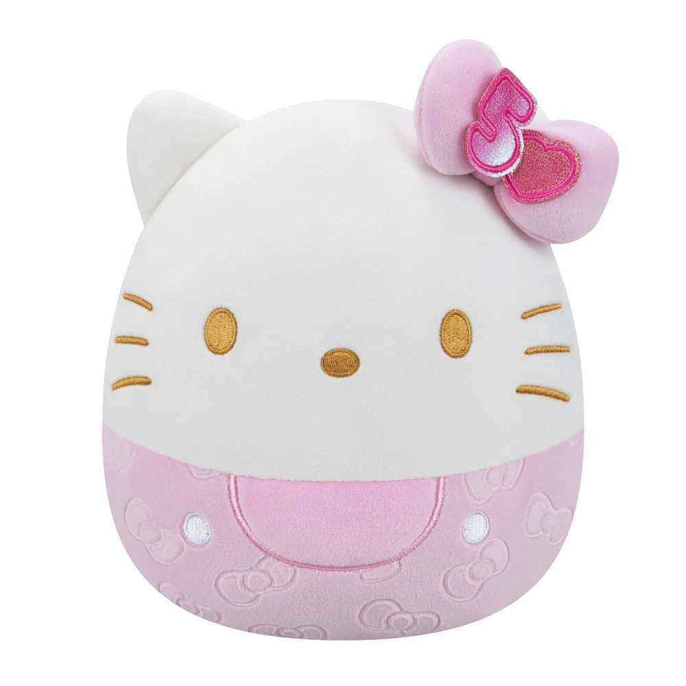 Squishmallows Hello Kitty Pink 50th Anniversary Bows 20cm