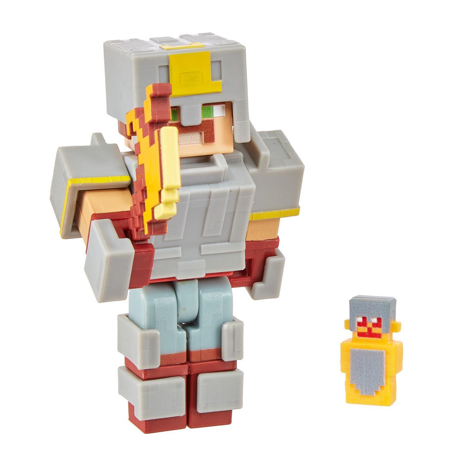 Minecraft Vanilla Deluxe – Set Armatura Da Battaglia Con Figura 8cm E Accessori, Per Bambini 6+