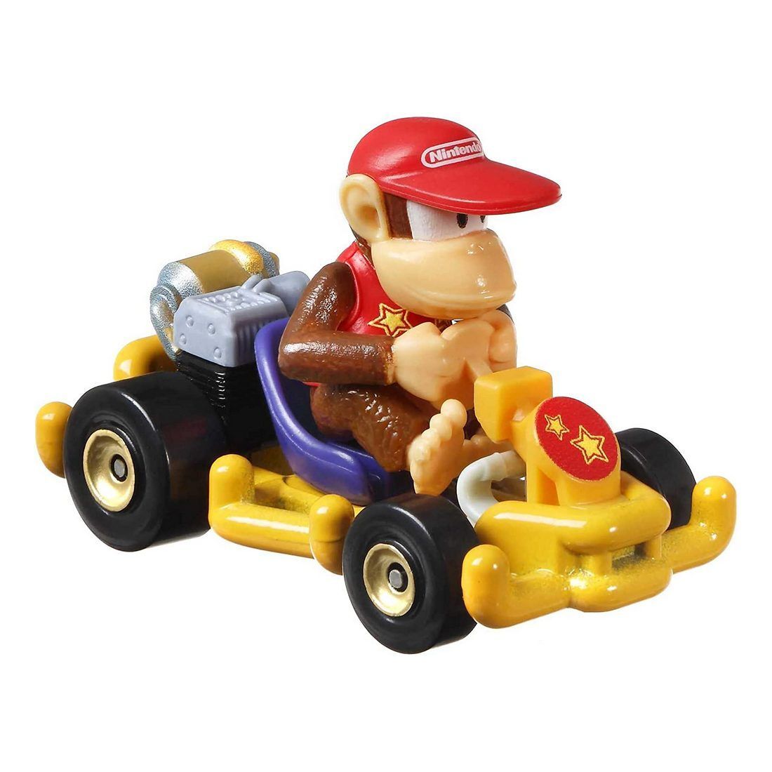 Hot Wheels Mario Kart 4 Pc Mario Donkey Kong Diddy Kong Orange Yoshi