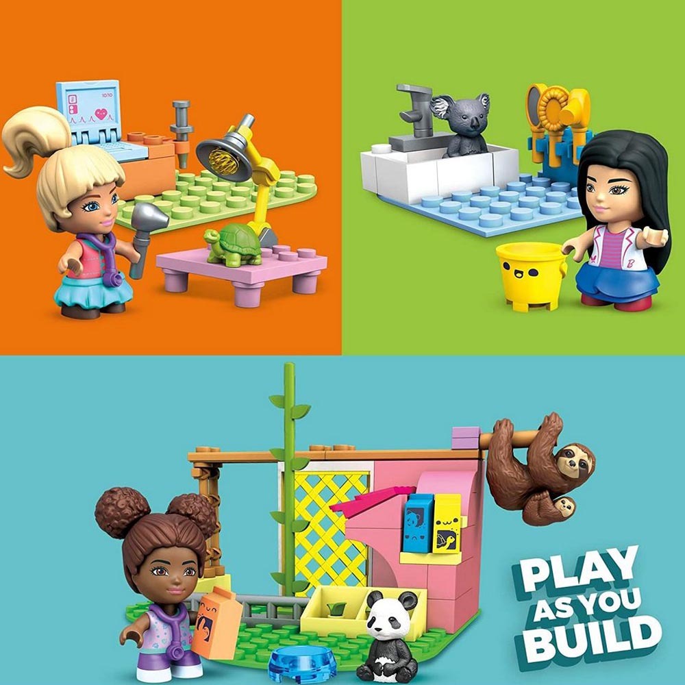 Mega Barbie Building Sets Animal Grooming Station