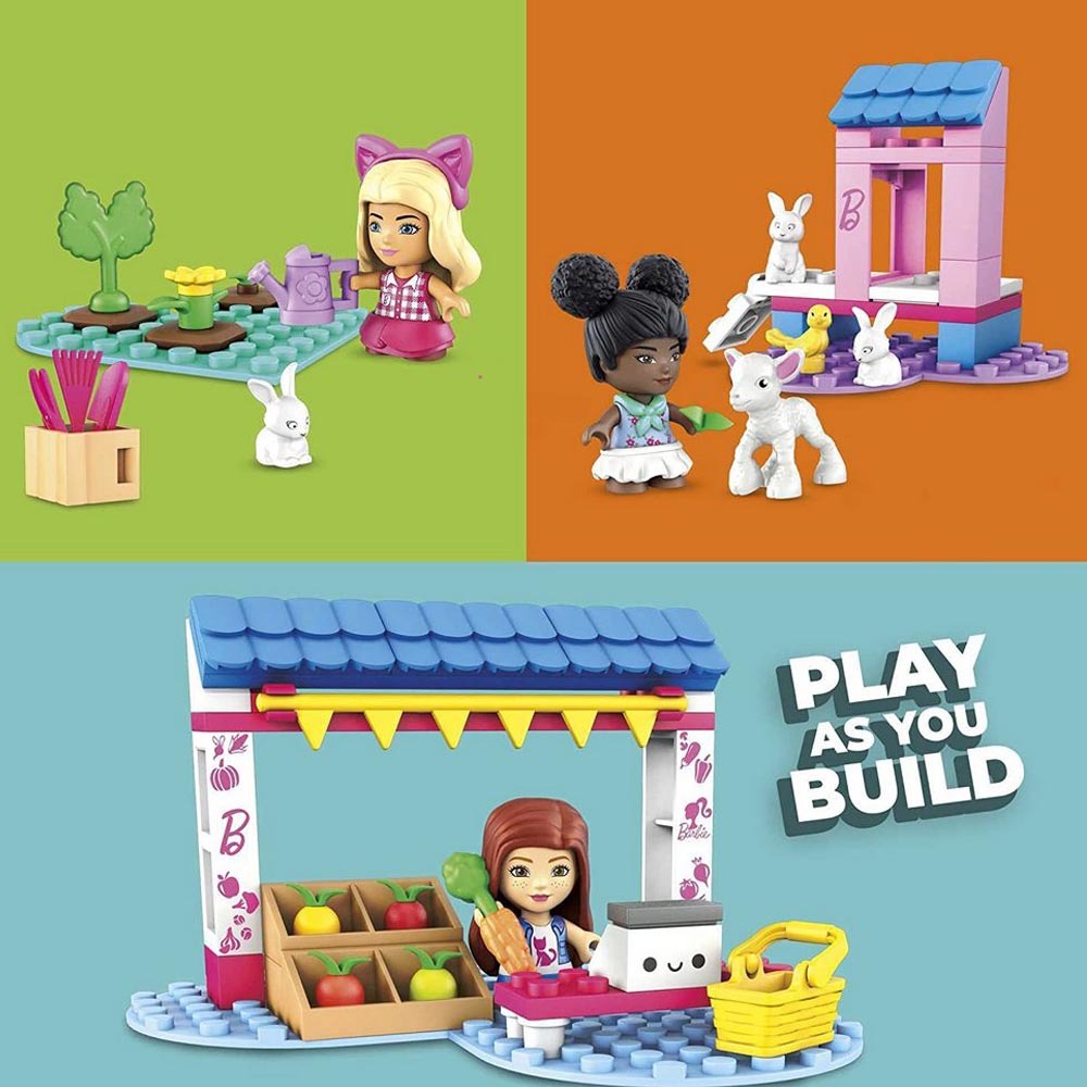 Mega Barbie Building Sets Farmers Market
