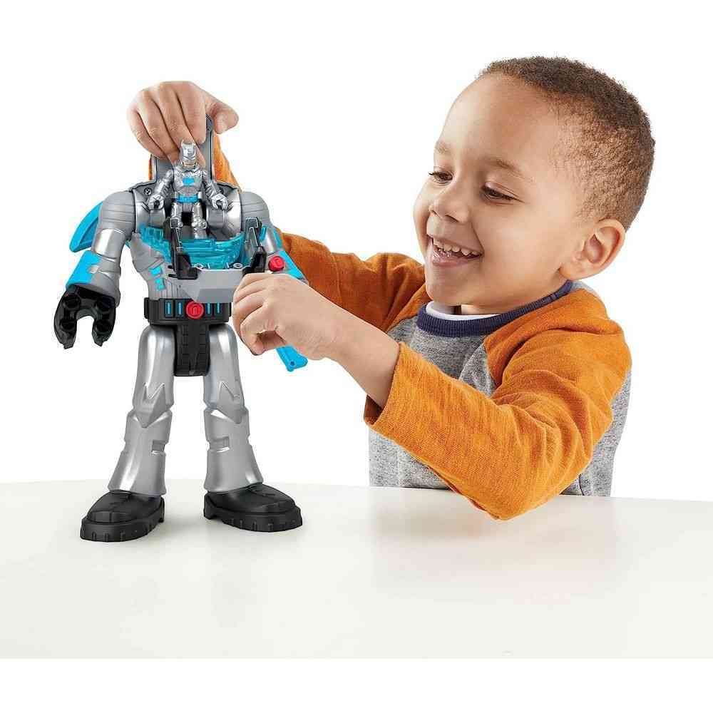 Imaginext DC Super Friends Batman Insider E Bat Bot | Robot 30 Cm Con Luci E Suoni | Giocattolo Per Bambini 3-8 Anni | Fisher-Price HYG31